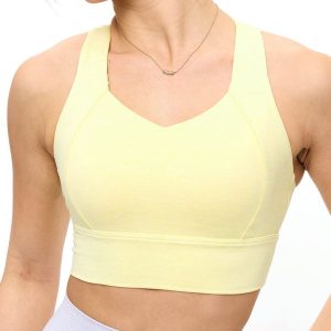 Heliovara Dream Heather Sports Bra - Heather Sunbeam