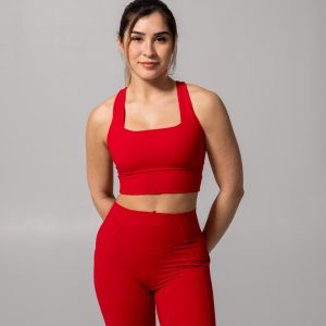 Heliovara Sports Bra - Lipstick Red