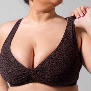 Twist Fit Sports Bra - Leopard Print