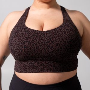 Heliovara Twilight Sports Bra - Leopard Print