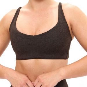 Heliovara Heathered Sports Bra - Cold Brew