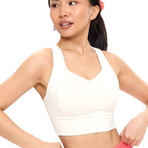 Heliovara Dream Heather Sports Bra - Oat Milk