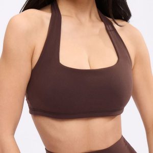 Heliovara Halter Sports Bra - Journey Dark Brown