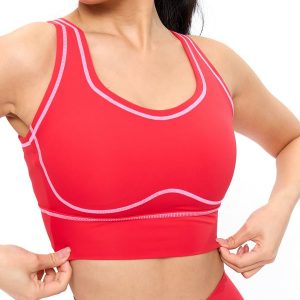 Heliovara Hourglass Sports Bra - Salsa Red