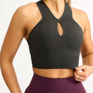 Heliovara Sports Bra - Charcoal