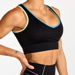 Heliovara Sports Bra - Black Multi