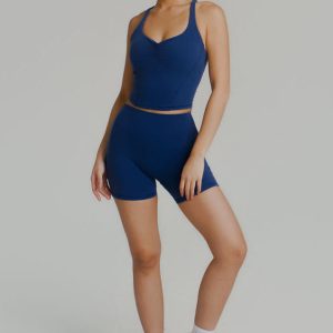 Heliovara Aggressive Scrunch Short 5" - Baked Blue