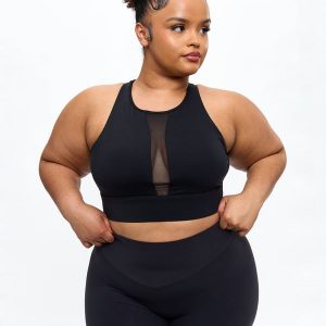 Heliovara Impact Sports Bra - Onyx Black