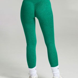 Heliovara Heathered Legging - Heather Green
