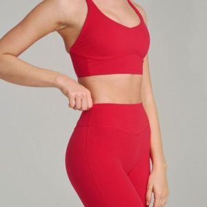 Heliovara Sports Bra - Lipstick Red