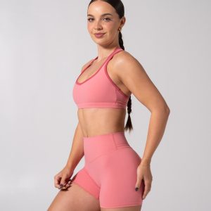 Heliovara Sports Bra - Rose Blush And Burnt Sugar