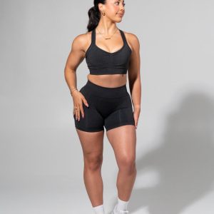 Heliovara Hip Rise Short 4.5" - Heather Charcoal