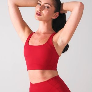 Heliovara Sports Bra - Lipstick Red