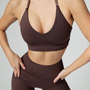 Sultry Sports Bra - Journey Dark Brown