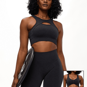 Form Reversible Seamless Sports Bra - Charcoal