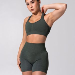 Heliovara Seamless Sports Bra - Heather Limon Pepino
