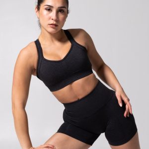 Heliovara Seamless Sports Bra - Heather Charcoal