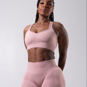 Heliovara Seamless Sports Bra - Heather Rose Water