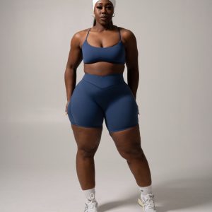 Heliovara Scrunch Short 5" - Baked Blue