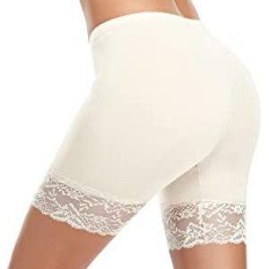 Modal Lace Lounge Shorts - White
